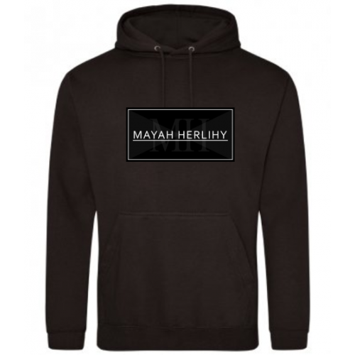 Mayah Herlihy Official Merchandise Unisex B/W logo Hoodie